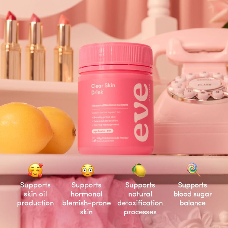 Eve Wellness Clear Skin Drink 104g, , hi-res