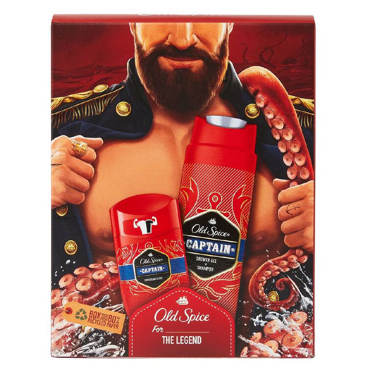 Old Spice Captain Set 2 Piece, , hi-res