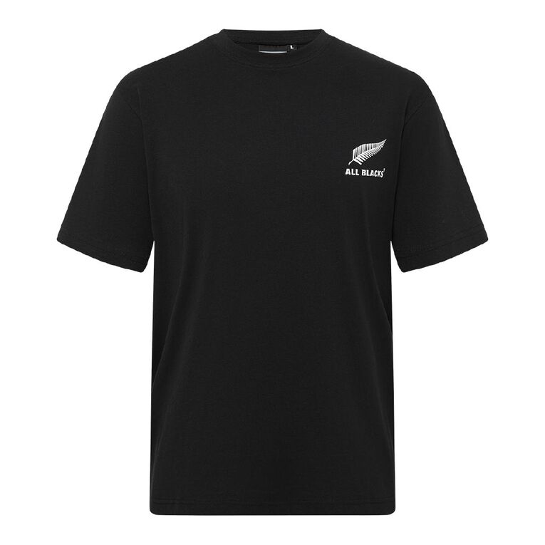 All Blacks Adults' Tee, Black FLAG, hi-res