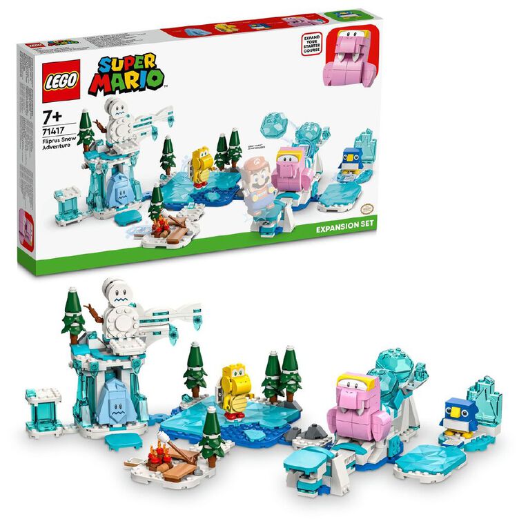 Super Mario LEGO Fliprus Snow Adventure Expansion Set 71417, , hi-res