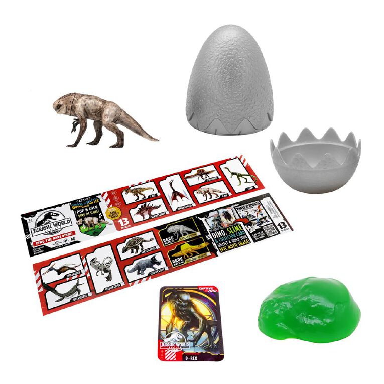Jurassic World Rebirth Captivz Slime Egg 1 Piece, , hi-res