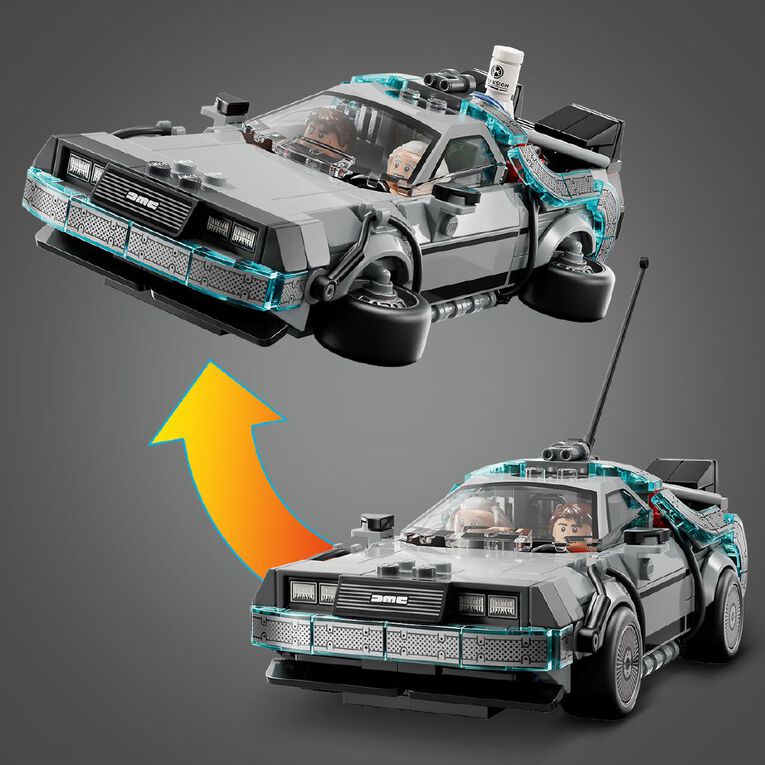 LEGO Speed Champions Time Machine from Back to the Future 77256, , hi-res