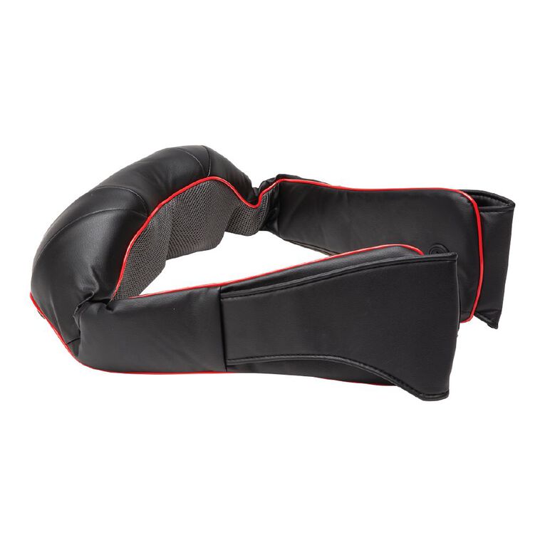 Living & Co Shiatsu Neck and Shoulder Massager Black/Red, , hi-res