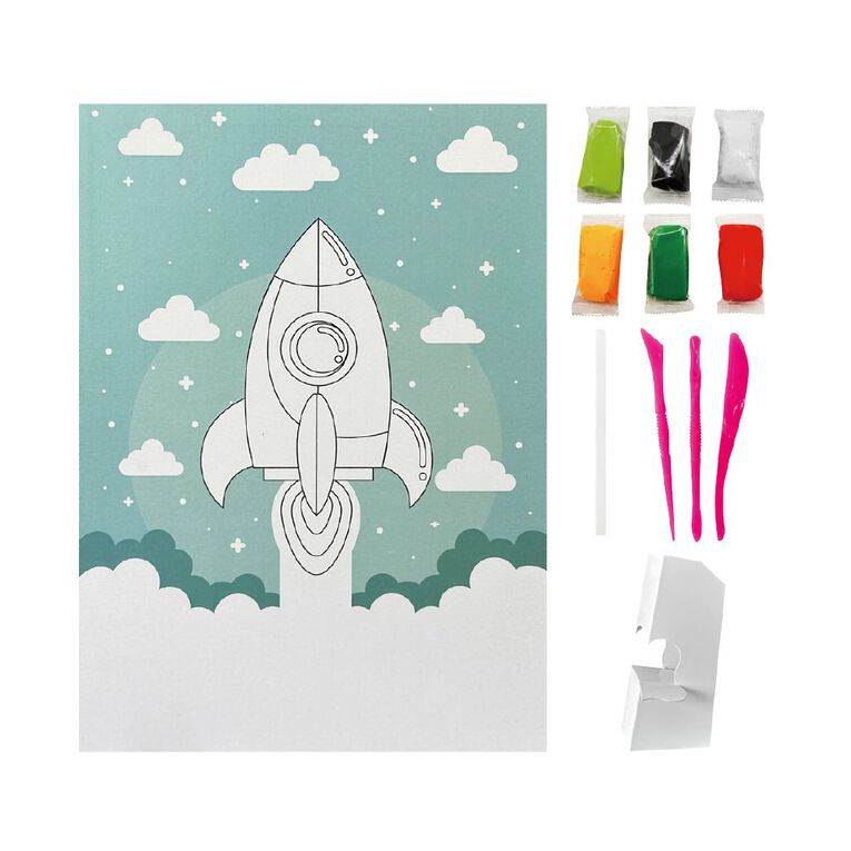 Uniti Clay Painting Rocket | The Warehouse