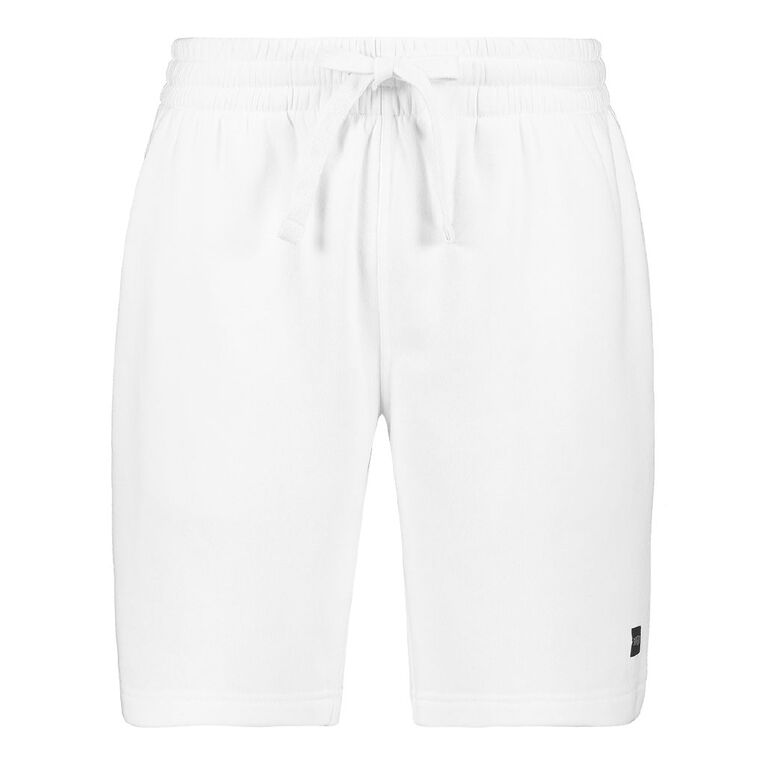 H&H Men's Plain Knit Shorts White The Warehouse