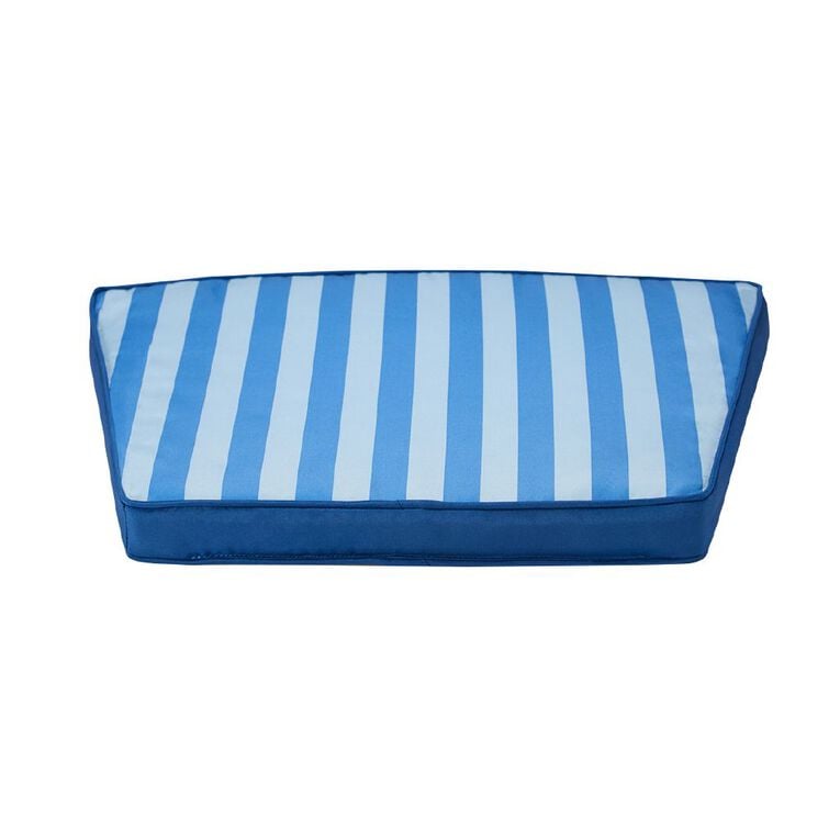 Living & Co Outdoor Tub Chairpad Stripes Blue, , hi-res
