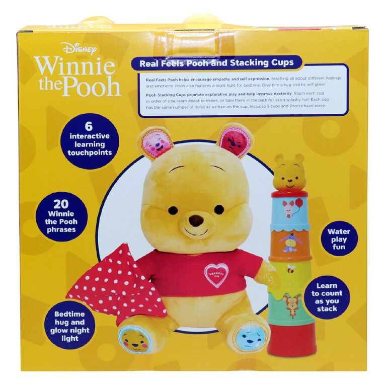 Winnie the Pooh Real Feel Winnie & Stacking Cups, , hi-res