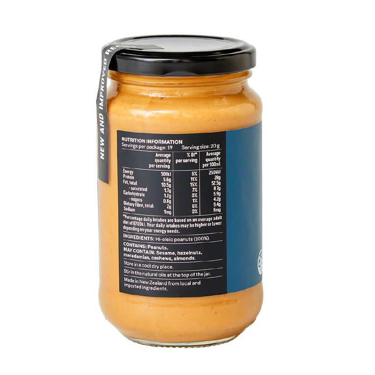 Market Kitchen Peanut Butter Smooth 375g, , hi-res