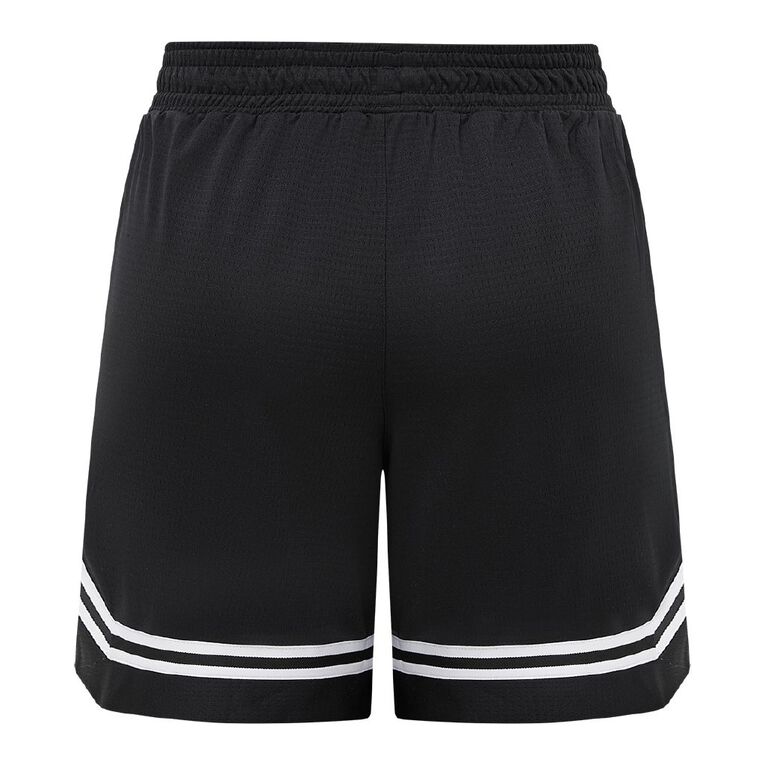 Active Intent Women's Active Basketball Shorts, Black/White, hi-res