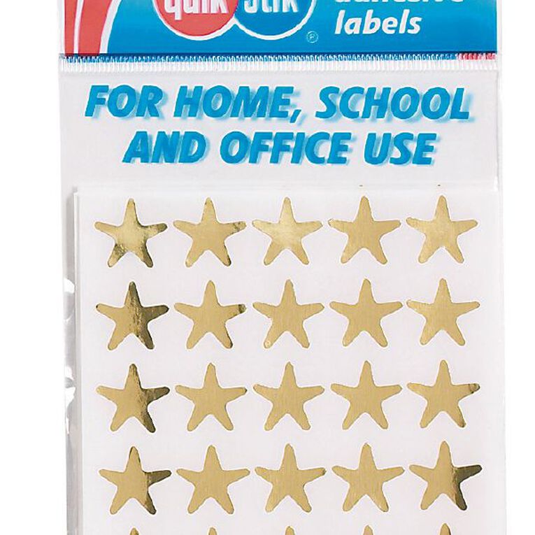 Quik Stik Labels Stars 150 Pack, , hi-res