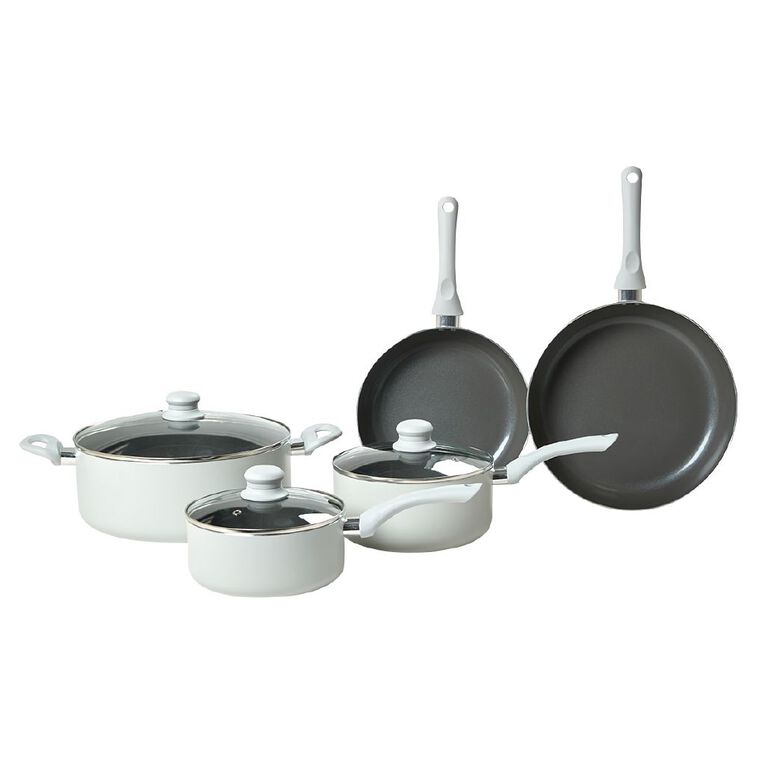 Living & Co Titanium Cook Set Grey 5 Piece, , hi-res