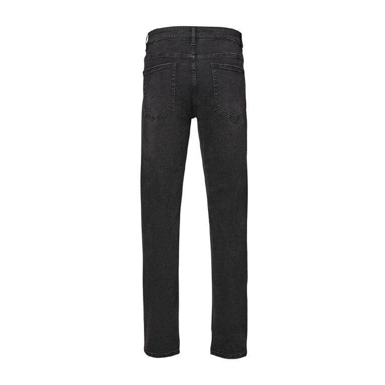 H&H Men's Slim Jeans, Black S25, hi-res