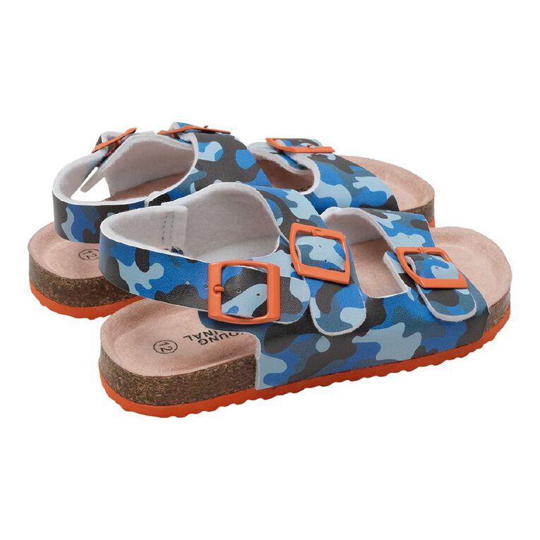 Young Original Senior Kids' Rayray Sandals, Blue Light, hi-res