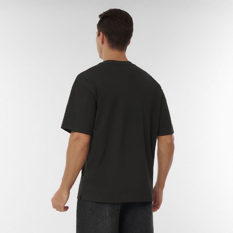 Garage Men's Heavyweight Boxy Tee, Black, hi-res