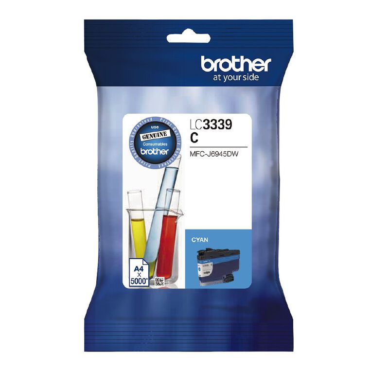 Brother Ink LC3339XLC Cyan (5000 Pages), , hi-res