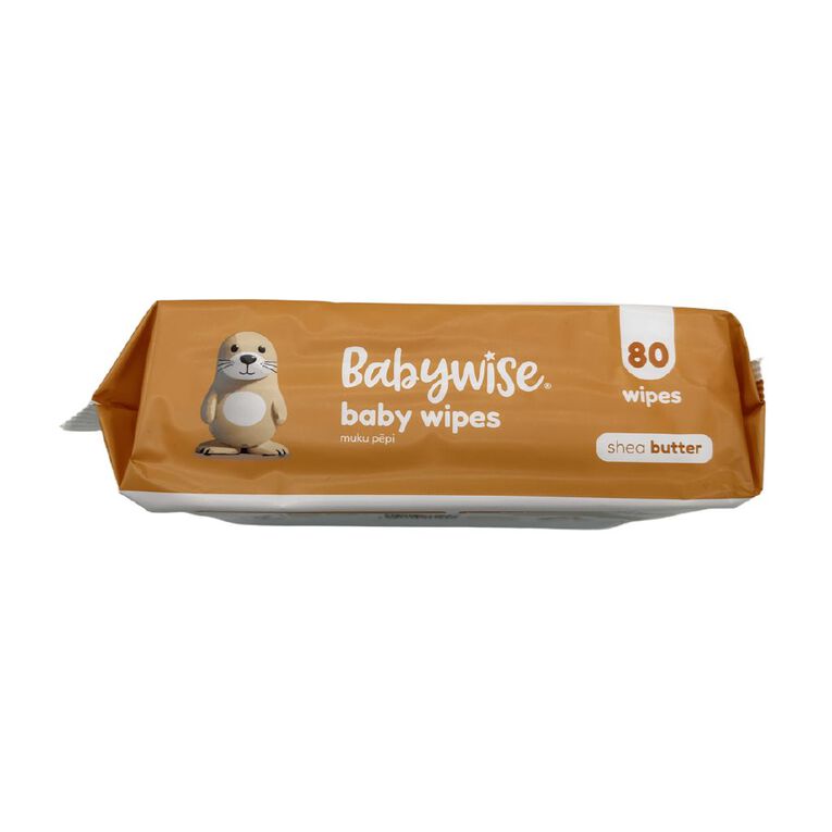 Babywise Wipes Shea Butter 80 Pack, , hi-res