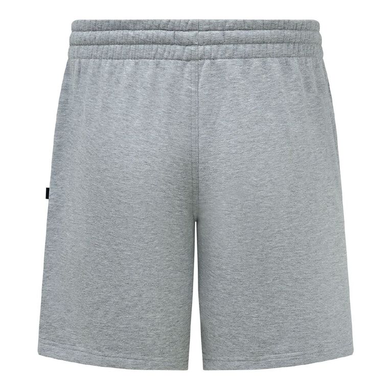 H&H Men's Plain Knit Shorts, Grey Marle, hi-res