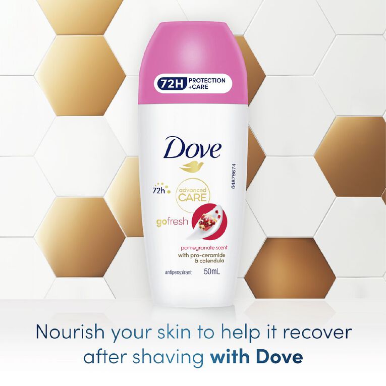 Dove Deodorant Roll On Pomegranate 50ml, , hi-res