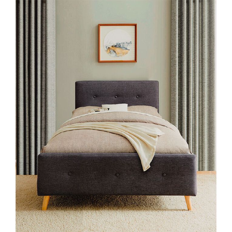 Living & Co Boston Bed Frame King Single The Warehouse
