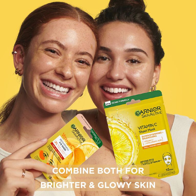 Garnier Vitamin C Eye Tissue Mask, , hi-res