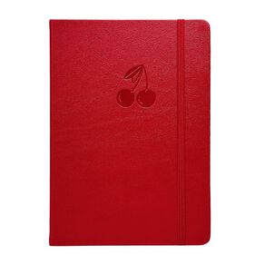 Uniti Stationery Red Cherry A5 Notebook