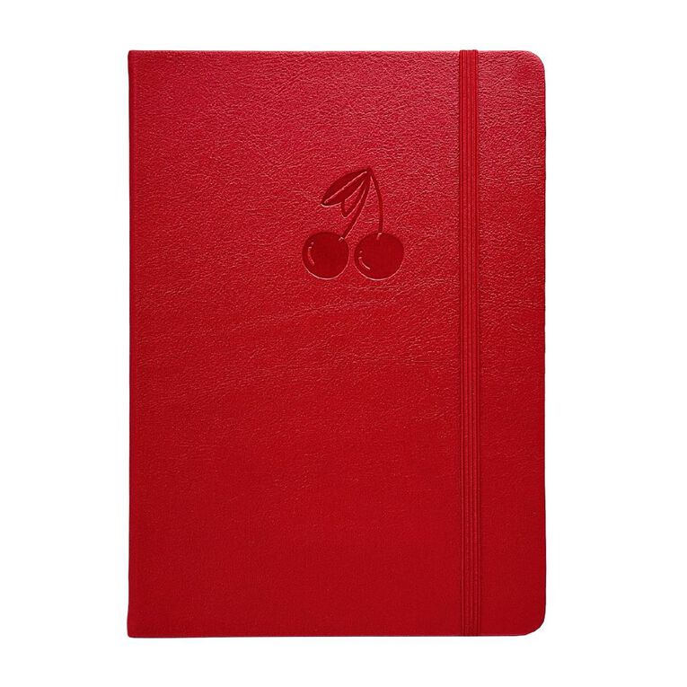 Uniti Stationery Red Cherry A5 Notebook, , hi-res