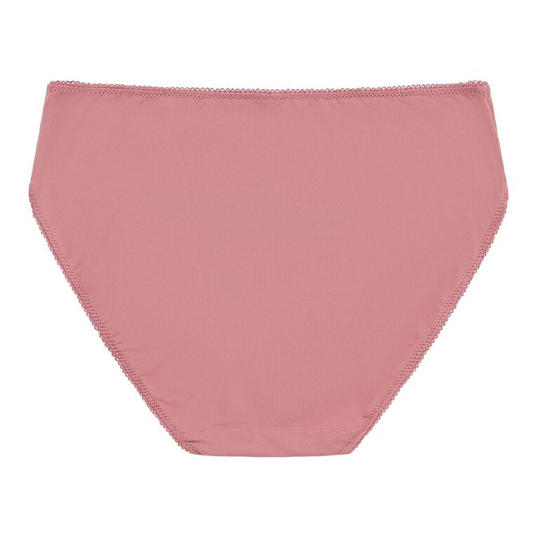 H&H Women's Florence Bikini Briefs, Pink Mid, hi-res