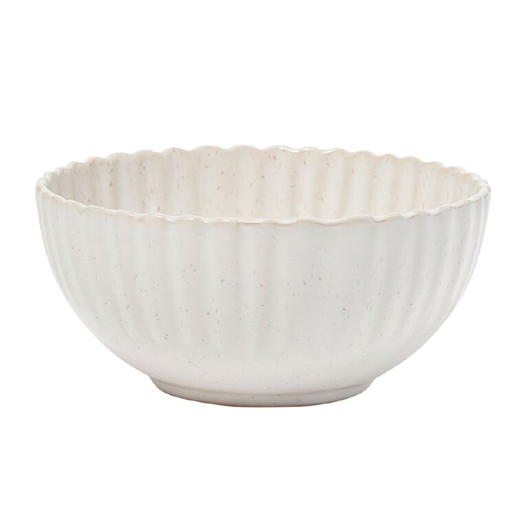 Living & Co Daisy Bowl Cream 16cm, , hi-res