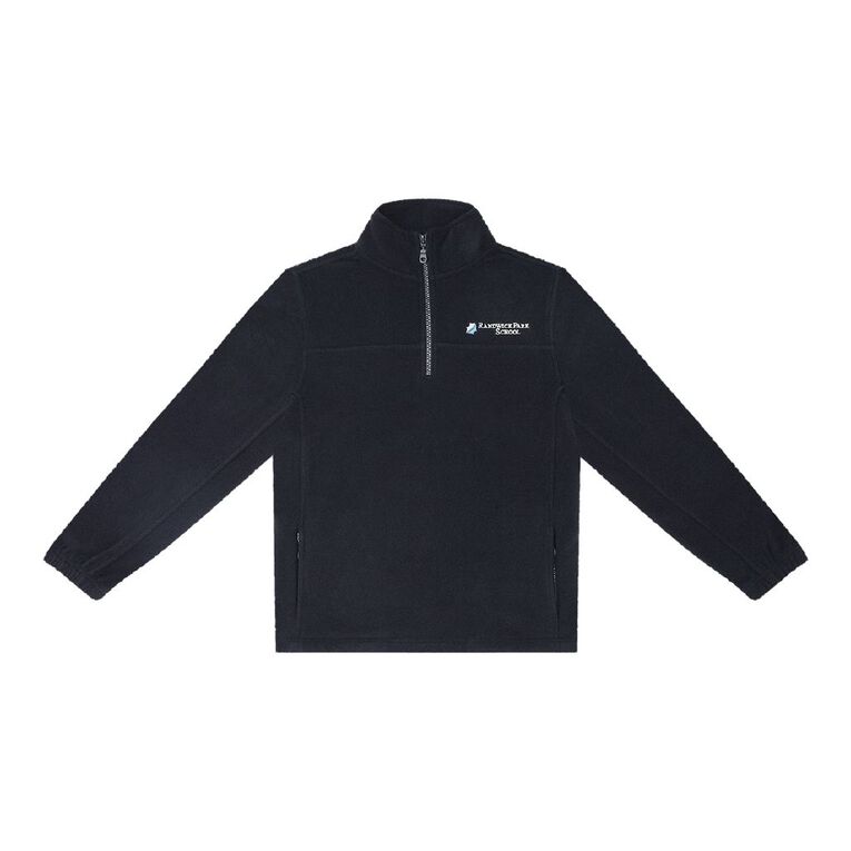 Schooltex Randwick Park Polar Fleece Top With Embroidery, Navy, hi-res