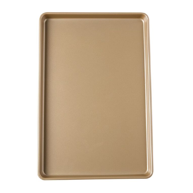 Living & Co Heavy Gauge Sheet Pan Gold, , hi-res