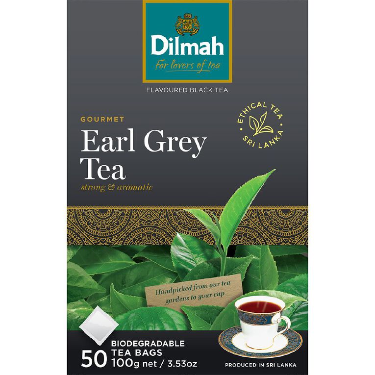Dilmah Earl Grey 50 Tagless Tea bags, , hi-res