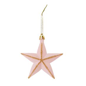 Wonderland Flocked Stars Glitter 10cm