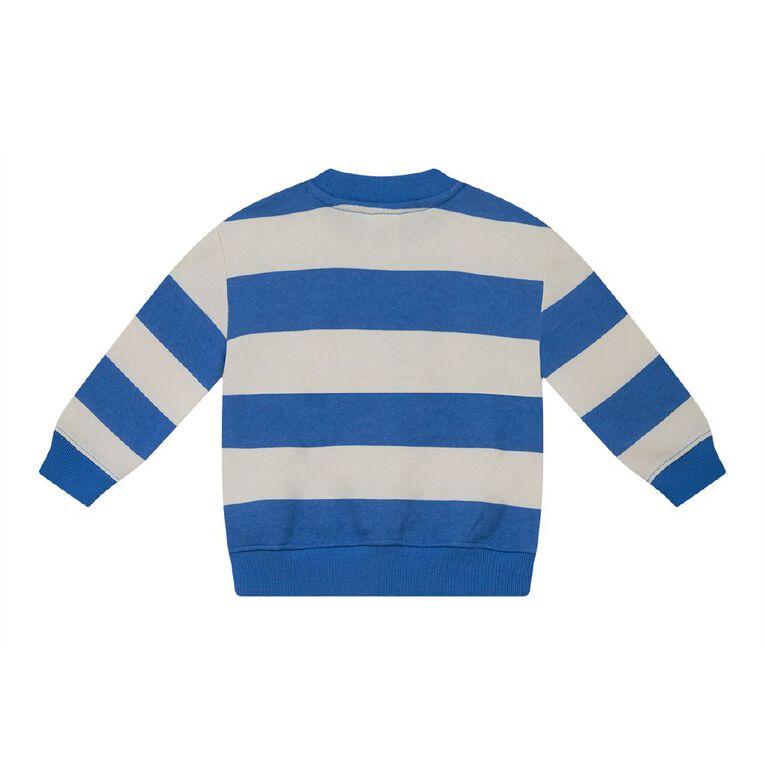 Young Original Toddler Boys' Printed Sweatshirt, Blue Mid, hi-res