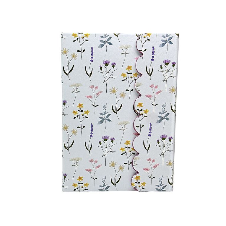 Uniti Stationery Country Calling A5 Pu Notebook Flower, , hi-res