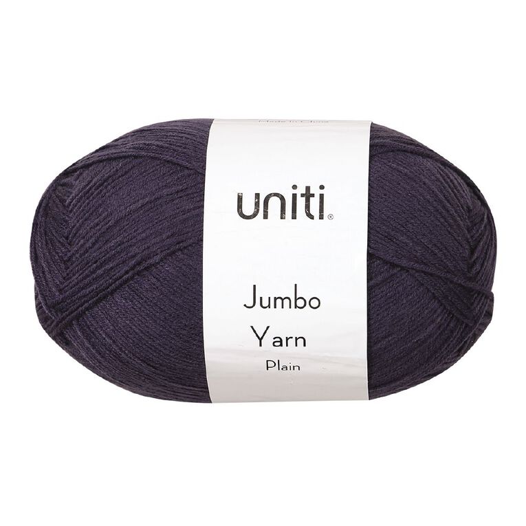 Uniti 8-ply Jumbo Yarn Charcoal 300g Charcoal/Grey, , hi-res