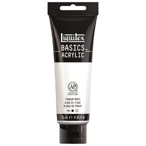 Liquitex Basics Acrylic 118ml Titanium White