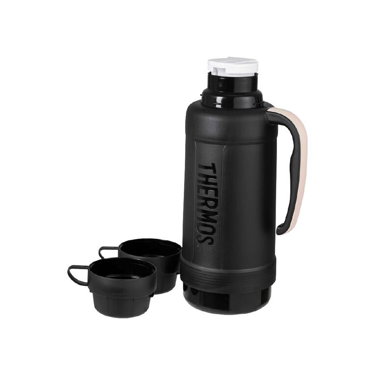 Thermos Eclipse Vacuum Flask Black Black The Warehouse