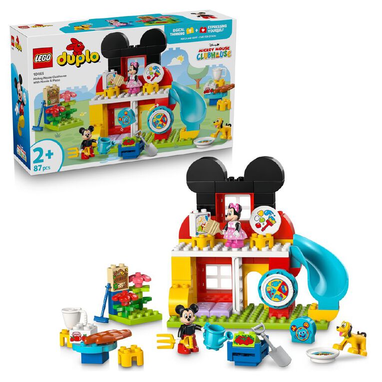 LEGO DUPLO Mickey Mouse Clubhouse with Minnie & Plu 10465, , hi-res