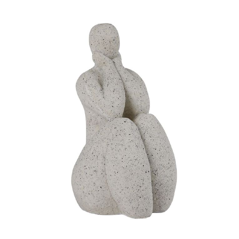 Living & Co Resin Decor Thinking Statue, , hi-res
