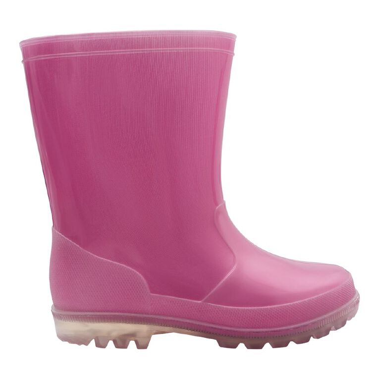 Young Original Senior Kids' Essential Gumboots, Pink, hi-res