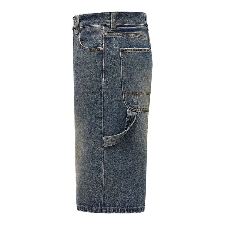 H&H Women's Oversized Jorts, Denim Mid, hi-res