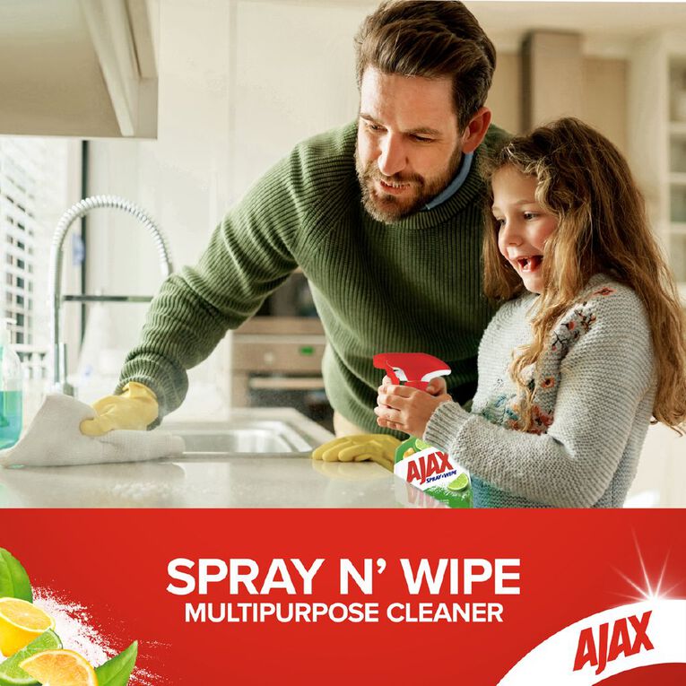 Ajax Spray N Wipe Kitchen Multi Purpose Trigger 500ml, , hi-res