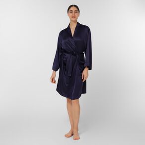 H&H Women's Satin Robe