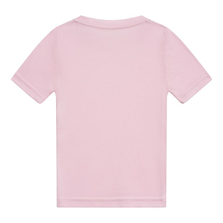 H&H Kids' Thermal Short Sleeve Tee, Pink Light, hi-res