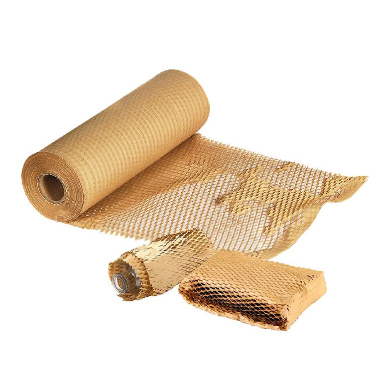 WS Kraft Honeycomb Paper Wrapping 50cm x 30m 75gsm, , hi-res