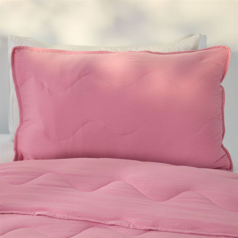 Living & Co Kids 2 Piece Comforter Set Pink King Single, , hi-res