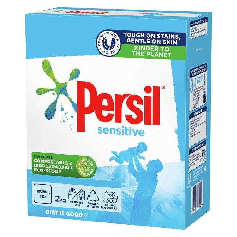 Persil Laundry Powder Sensitive Box 2kg, , hi-res