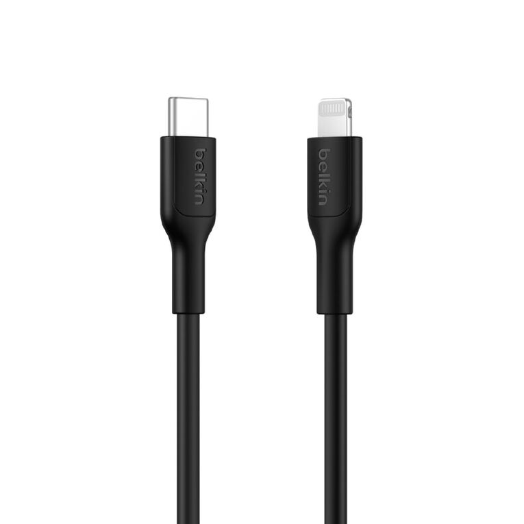 Belkin USB-C To Lightning BoostCharge Cable 1m Black, , hi-res