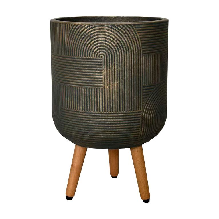Northcote Pottery Astoria Tripod Medium Gold, , hi-res