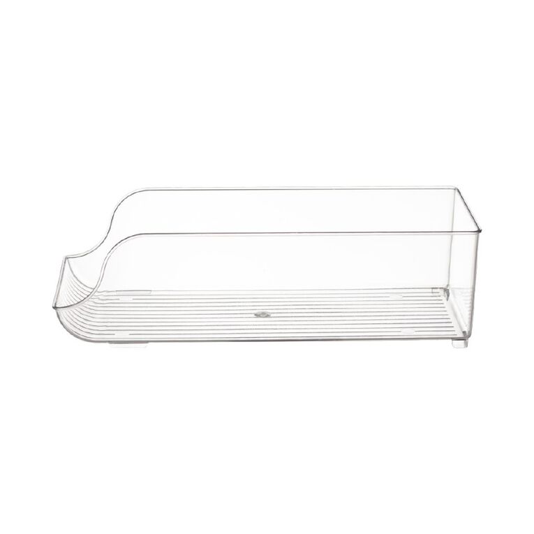 Living & Co Clarion Fridge Can Organiser 35cm x 14cm x 10.3cm Clear, , hi-res